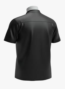 Camisa de trabajo para barbero con botones a presión - Camisa minimalista para estilista con bolsillo en el pecho - Bata antiestática para salón de belleza para hombres y mujeres - Product Image 3