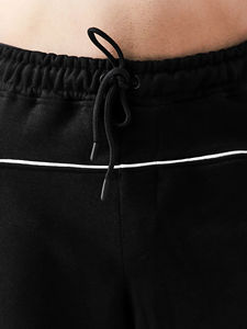 Pantalon de jogging décontracté en toile légère pour homme grande taille, qualité supérieure, taille élastique avec cordon de serrage, idéal pour l'hiver - Product Image 3