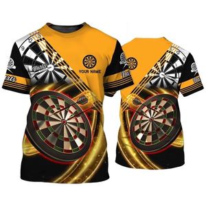 Fashion <b>Darts</b> Graphic Polo <b>Shirt</b> Custom Team Name Personalization 3D Printed Mens <b>T</b> <b>Shirt</b> Loose Fit Breathable Sports Tees - Product Image 6