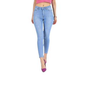 Jeans en denim tendance pour femme, coupe Mom Fit, qualité supérieure, taille haute, extensibles, mode décontractée, vente en gros, usine de vêtements OEM ODM - Product Image 3