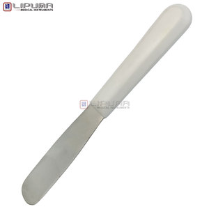 Espátula Mezcladora LIPUMA de Acero Inoxidable con Mango de Plástico, 195 mm de Longitud, Instrumento de Mezcla para Laboratorio Dental para Yeso y Alginato - Product Image 3