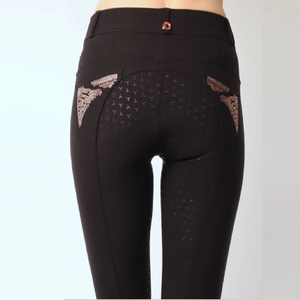 Pantalones de Montar a Caballo de Alta Calidad, Elásticos en 4 Direcciones, Leggings, Ropa Ecuestre, en Tela Técnica con Tacto Suave - Product Image 5