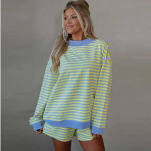 Custom Wholesale Printed Autumn/Winter Plus Size <b>Women's</b> Mock Neck Sweatshirt 100% Cotton Streetwear Pullover - Product Image 4