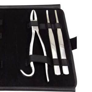 Extracteur de dents de loup Burgess pour chevaux, grand modèle, 14 pièces, en acier inoxydable, de qualité chirurgicale, autoclavable, vétérinaire - Product Image 2