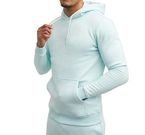 2026 Custom Made 100% Cotton Fleece <b>Men</b> <b>Pullover</b> Hoodies Pocket Design Breathable Lightweight Low MOQ Made Pakistan Shaheen Fit - Product Image 1