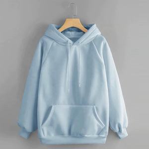 Sweat à capuche oversize personnalisé pour femme, jogging en coton et polyester, polaire, broderie 3D, poche kangourou avant, cordon de serrage, hiver - Product Image 5