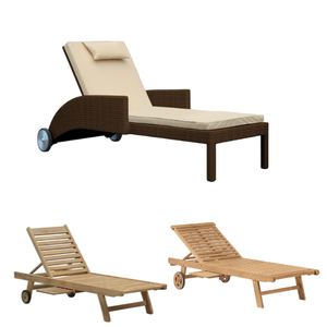 Chaise longue de plage portable chaises de jardin personnalisées en plein air chaises de piscine chaise d'extérieur - Product Image 2