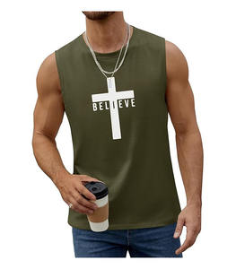 Camiseta de Alta Calidad Premium con Estampado Personalizado, 100% Poliéster Tejido, Manga Corta, Corte Holgado, 300g, Estampado de Cruz de Jesús, Fe - Product Image 4