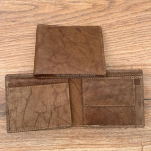 Portefeuille à deux volets en cuir de vache véritable 100% de qualité supérieure avec pochette à monnaie au prix d'usine - Product Image 4