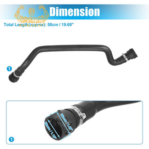 Tuyau d'eau moteur OEM ODM en gros, référence 11533400205, flexible de radiateur pour <span class=keywords><strong>BMW</strong></span> F30 E60 <span class=keywords><strong>E83</strong></span> 328i 525i <span class=keywords><strong>X3</strong></span> N20 N52 M54 - Product Image 4