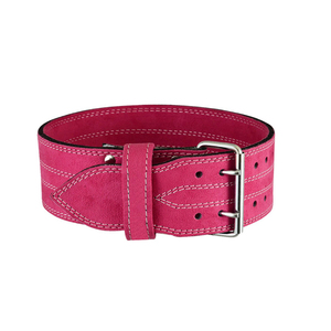 Ceinture de musculation unisexe en cuir de vachette personnalisée pour la musculation - Respirante, robuste, réglable, protection - Product Image 5