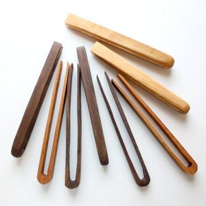 Pinces en bois de qualité exceptionnelle pour la cuisine, design optimal, mini pinces, accessoire de cuisine à prix raisonnable - Product Image 5
