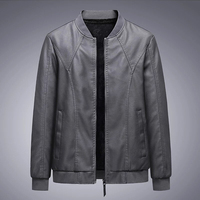 Dernier design de veste d'hiver pour homme en cuir véritable, élégante et tendance, vêtement d'extérieur de qualité durable, logo personnalisé OEM sur le devant, coupe ajustée