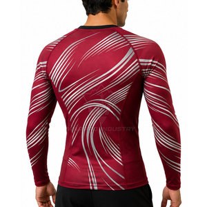 Camiseta Deportiva de Compresión Dinámica para Hombre, Manga Larga, Transpirable, de Secado Rápido, con Tejido Elástico de Alto Rendimiento - Product Image 6