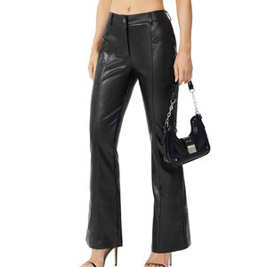 Pantalones y Leggings de Cuero Bordados Personalizados de Primera Calidad para Mujer, Ropa Deportiva Elegante y Funcional, Pantalones de Cuero para Mujer Talla Grande - Product Image 3