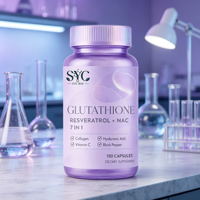 Capsules de glutathion 7-en-1 OEM pour la détoxification métabolique et la gestion de l'appétit chez l'adulte, marque privée, vente en gros en vrac, best-seller Alibaba