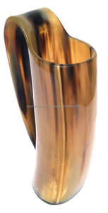 Mug en corne léger, écologique et facile à tenir – Tasse en corne véritable pour voyage, camping, extérieur, fête viking – Art fonctionnel - Product Image 6