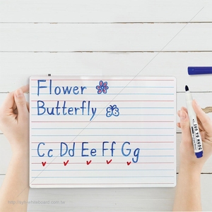 Pizarra Reutilizable para Práctica de Escritura a Mano con Núcleo de MDF de Doble Cara y Superficie de Borrado en Seco - Product Image 6