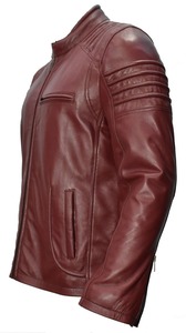 Haut de gamme marque hommes fermeture éclair veste en cuir décontracté en cuir PU Locomotive manteau Logan Bomber veste mince manteaux taille M-5XL - Product Image 2