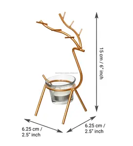 Handcrafted Modern <b>Tealight</b> Candle <b>Holders</b> for Dining Table and Party Settings for Christmas Best Prices From India - Product Image 6