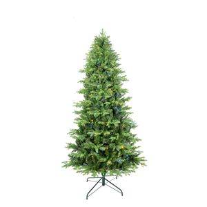 Everett Balsam Green <b>Artificial</b> Christmas <b>Tree</b> with 550 Multi-Colour LED Lights and 2286 Branch Tips Prelit PE PVC Metal Stand - Product Image 3
