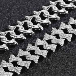 Bracelet en diamant moissanite hip-hop personnalisé OEM le plus vendu, avec coffret cadeau haut de gamme disponible au meilleur prix depuis l'Inde - Product Image 4