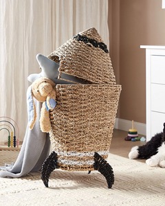 Kids <b>Basket</b> Rocket Seagrass Natural Handmade <b>Storage</b> <b>Basket</b> Wholesale eco-friendly Made in Viet Nam - Product Image 4
