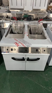 Penggorengan dalam Gas komersial untuk pengolahan roti dan anggur daging ikan keripik kentang ayam dengan komponen Motor inti - Product Image 5