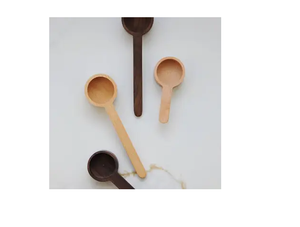 Lot de 3 cuillères à mesurer en bois naturel, cuillère à long manche en bois naturel, cuillère en bois écologique - Product Image 2