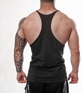 เสื้อกล้ามผู้ชาย ผ้าฝ้าย สำหรับออกกำลังกาย แบบสตริงเกอร์ สั่งทำได้ ใส่สบาย ขายส่ง เสื้อกีฬาแบบเรียบ - Product Image 2