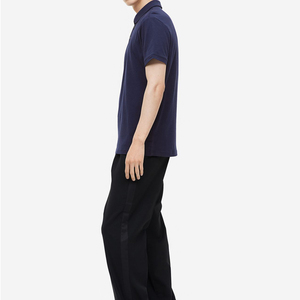 Polo brodé personnalisé OEM en gros, grande taille, contrastant, en coton, à manches courtes, pour hommes, pour le golf - Product Image 5