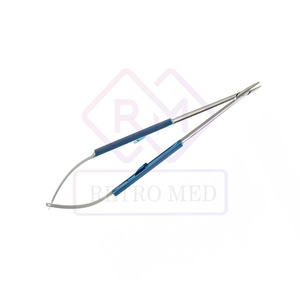 Portaagujas micro Legacy Jacobson de 25.5 cm, titanio, mandíbulas rectas con revestimiento azul, reutilizable, de MEDICAB INSTRUMENTS - Product Image 4