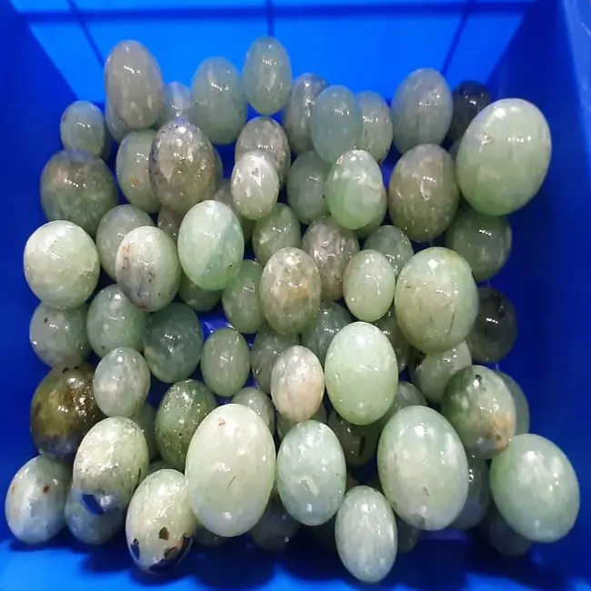 Prehnite Agaat Ballen Kopen Edelsteen Groothandel Bol Groothandel Kristal Voor Reiki Genezing En Kristal Helende Steen