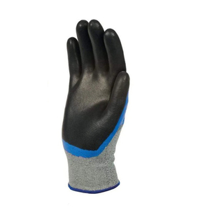 Gants automobiles haute performance anti-coupure niveau F, 13 jauges, gris moucheté, paume enduite de nitrile sablé, résistants aux perforations - Product Image 3