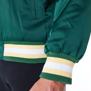 Veste bomber universitaire personnalisée OEM pour hommes, brodée pour équipes de basketball et de baseball, idéale pour l'hiver - Product Image 3