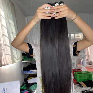CDYHAIRVN Cheveux Humains Bruts Vietnamiens de Luxe en Gros, Noir Naturel Lisse DD SDD Non Traités, Cuticules Alignées, Qualité Supérieure Premium - Product Image 1