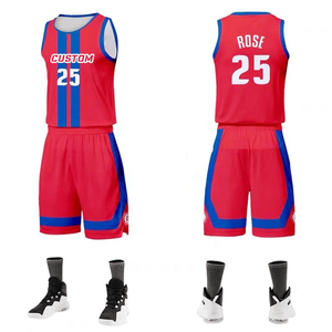 Conjunto de Uniforme de Baloncesto Personalizado para Niños, Jersey Reversible y Pantalones Cortos, para Jóvenes, Niños y Niñas, con Número, Ropa Deportiva de Equipo, OEM, Venta al Por Mayor - Product Image 3