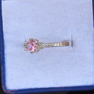 Pink Sapphire <b>Ring</b> 925 Sterling Silver Luxury Premium Vintage for Certified Engagement <b>Ring</b> Gemstone Jewelry Anniversary Gift - Product Image 6