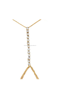 โซ่คล้องตัวเซ็กซี่หรูหราพร้อมพู่บิกินี่ดีไซน์ - Product Image 2