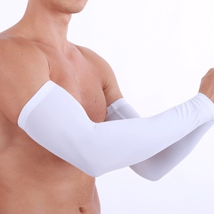 Manchon de compression unisexe pour sports d'été en extérieur, protection UV, polyester, couleur personnalisée, plus long, pour basketball, cyclisme, golf, OEM/ODM - Product Image 1