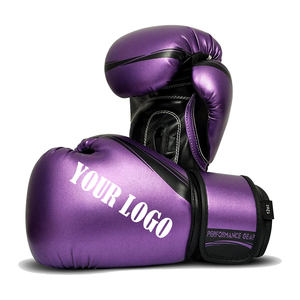 Nuevo Modelo, Guantes de Boxeo Profesionales Ligeros de Cuero Genuino de Buena Calidad, Personalizables, con Cierre de Gancho y Bucle para Entrenamiento - Product Image 5