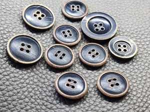 Botones de Cuerno de Búfalo Hechos a Mano, Ecológicos, Modernos y de Diseño, Artesanía Natural, Duraderos para Ropa, Gran Venta - Product Image 6