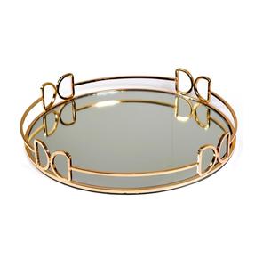Premium Metal And <b>Mirror</b> Tray For Hotel Room Service And Home Decor Use With Stylish Finish And Strong Construction - Product Image 1
