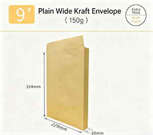 Enveloppes portefeuilles en kraft imprimées par lamination, Vietnam, nouveau modèle OEM, 9 couleurs, dimensions personnalisables, sacs en papier emballés en carton - Product Image 3