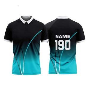 Camiseta de Entrenamiento de Cricket de Alta Calidad, 100% Poliéster, Transpirable, de Secado Rápido, Ropa Deportiva de Equipo, Camiseta de Cricket con Estampado Personalizado - Product Image 2