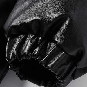 Nouvelle veste matelassée décontractée d'hiver pour hommes, unie, chaude, ample, surdimensionnée, vêtements de rue pour hommes - Product Image 5