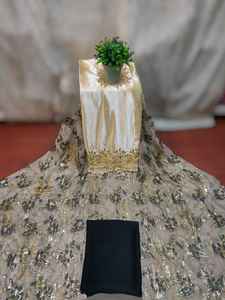 Super Quality Latest Fashion Somalian <b>Brasso</b> Dirac With Floral & Leafy Pattern And Intricate Tube Beads Work For Somalian Wear - Product Image 6