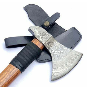 Hache avec lame en acier forgé et manche en bois pour la survie - Product Image 6