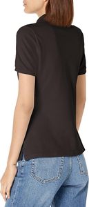 Chemise décontractée noire à manches courtes pour femme French Toast, en jersey tricoté en polyester, respirante, écologique, à séchage rapide et compressée - Product Image 6