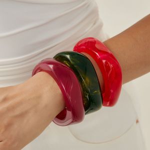 Accesorios de Moda Étnicos Tradicionales de Cristal para Mujer, Broches y Brazaletes de Resina Hechos a Mano para Colección Festiva - Product Image 6
